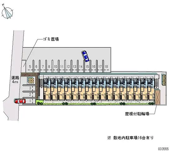 ★手数料０円★名古屋市緑区大将ケ根１丁目 月極駐車場